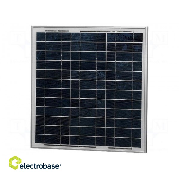 Photovoltaic cell | polycrystalline silicon | 680x353x25mm | 30W