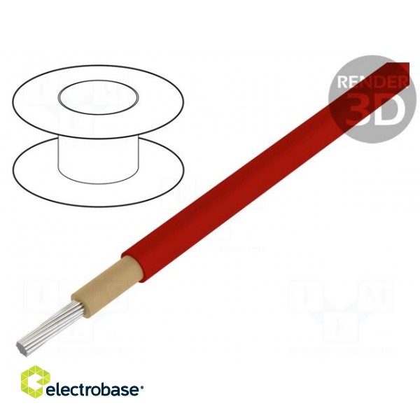 Wire | EN50618,SOLARFLEX®-X H1Z2Z2-K | stranded | Cu | 4mm2 | red