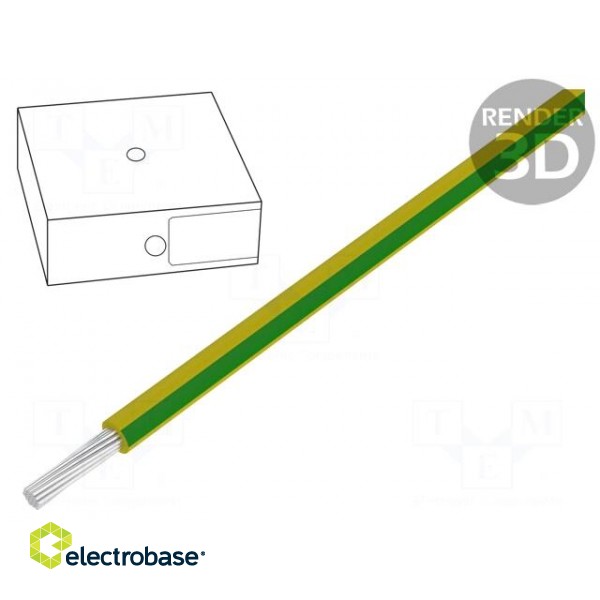 Wire | ÖLFLEX® WIRE MS 2.1 | stranded | Cu | 25mm2 | PVC | green-yellow