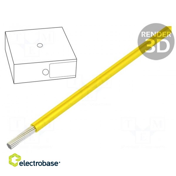 Wire | ÖLFLEX® WIRE MS 2.2 | stranded | Cu | 4mm2 | PVC | yellow | 100m