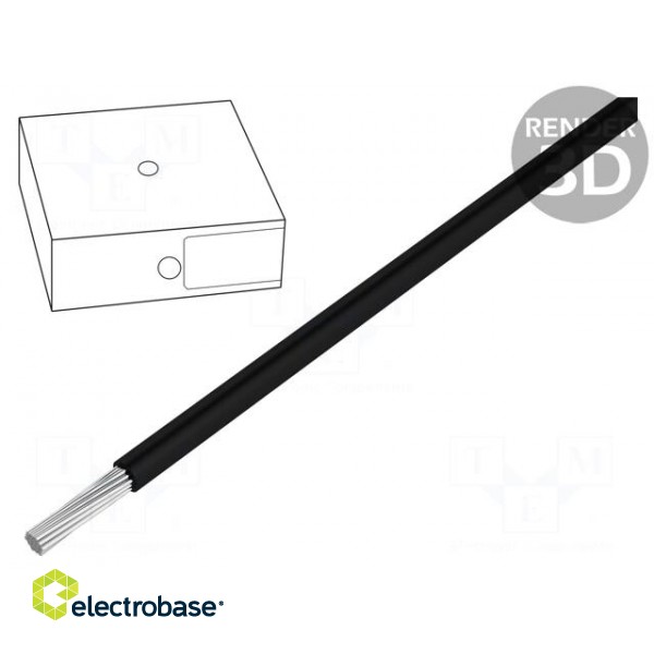 Wire | ÖLFLEX® WIRE MS 2.1 | stranded | Cu | 1mm2 | PVC | black | 100m