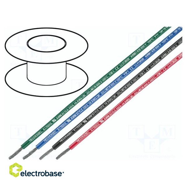 Wire | stranded | Cu | 14AWG | PVC | grey | 600V | CPR: no classification