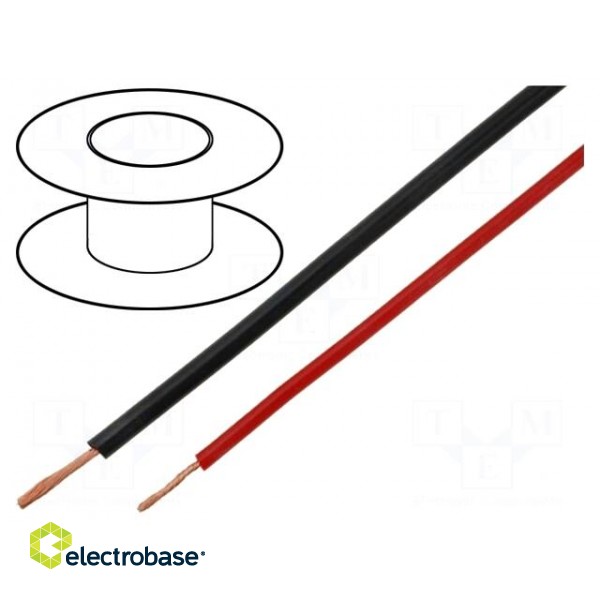 Wire | Silivolt®-1V SN | 1x0.5mm2 | stranded | Cu | silicone | red | 1.5kV