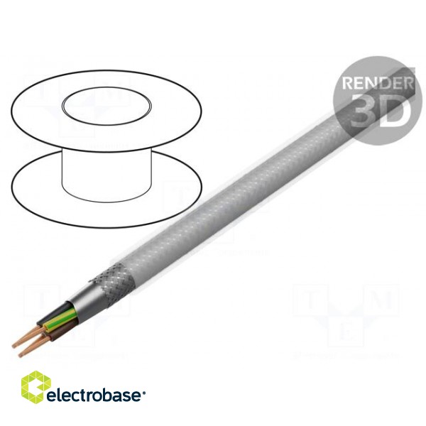 Wire | 2YSLCY-JB,ÖLFLEX® SERVO | 4G1.5mm2 | round | stranded | Cu | PVC