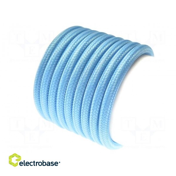 Wire | H03VV-F,OMY | 3G0.75mm2 | round | stranded | Cu | PVC | textile image 2