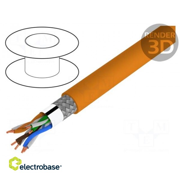Wire | SF/UTP,ETHERLINE® LAN 200 | 5e | solid | Cu | 4x2x24AWG | LSZH