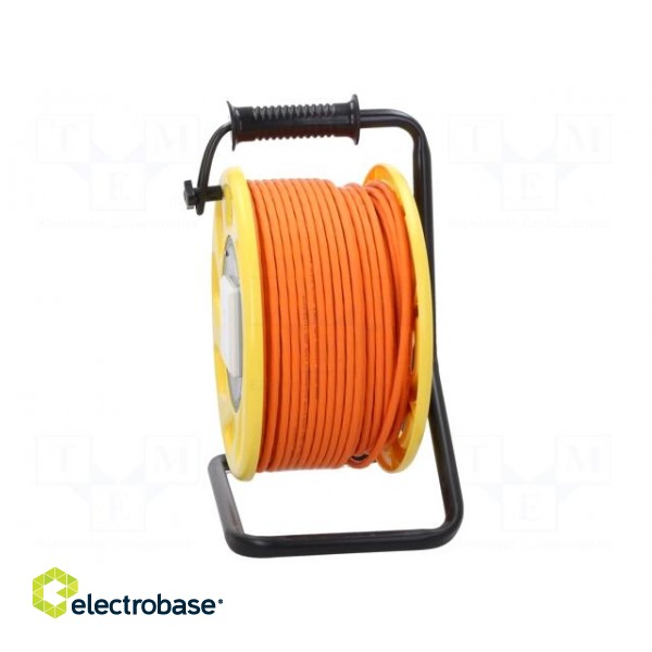 Wire | S/FTP | 7a | solid | Cu | LSZH | orange | 90m | Øcable: 8.2mm image 5