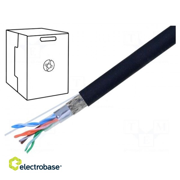 Wire | SF/UTP | 4x2x24AWG | industrial Ethernet | 5e | solid | Cu | LSZH