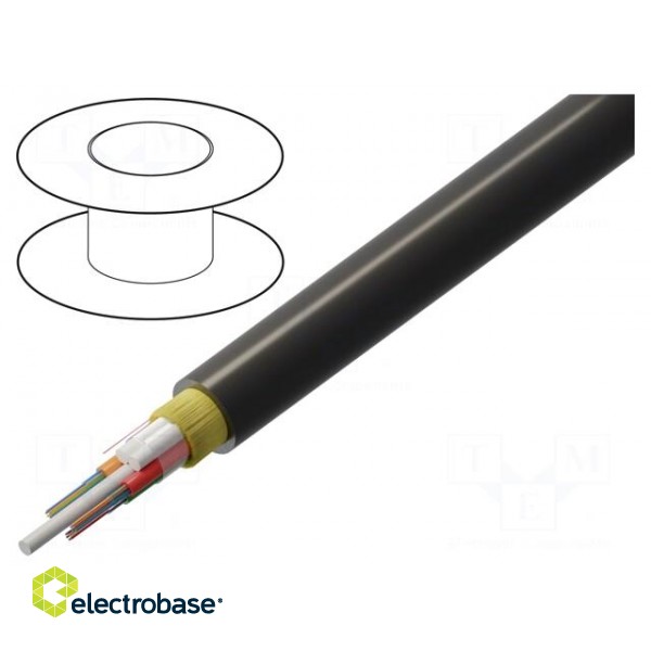 Wire: fibre-optic | Kind: AERO AS04 | Øcable: 10.1mm | Colour: black