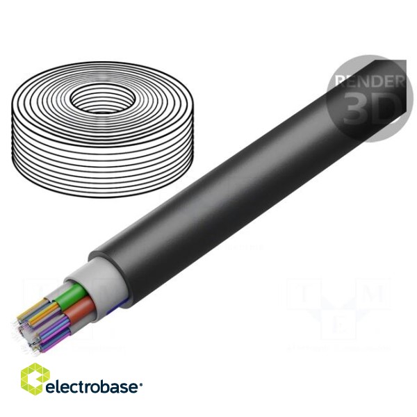 Wire: fiber-optic | BiTfiber Z-XOTKtsd | Øcable: 11.5mm