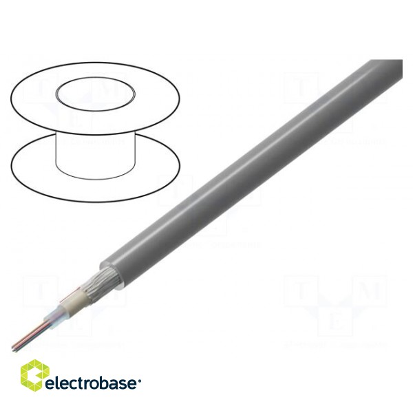 Wire: fibre-optic | Kind: EXO-G0 | Øcable: 5.9mm | Number of fibers: 8