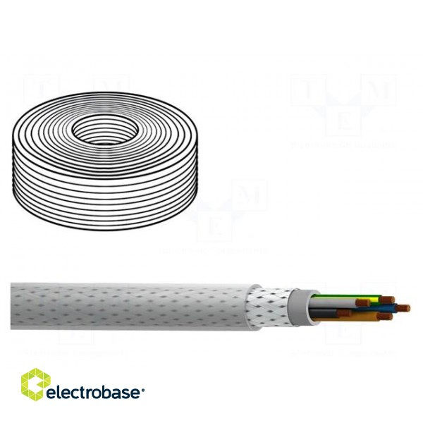 Wire | MACHFLEX 375SY | galwanized steel wire braid | PVC | 300/500V