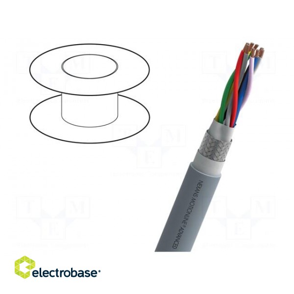 Wire | MOTIONLINE® ADVANCED | 4x2x0.34mm2 | PVC | grey | 300V