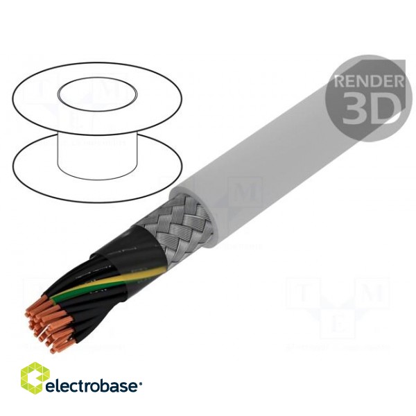 Wire | ÖLFLEX® CLASSIC 115 CY | 25G0.5mm2 | PVC | grey | 300V,500V