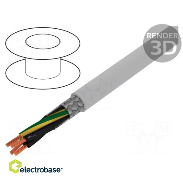 Wire | ÖLFLEX® CLASSIC 115 CY | 4G0,5mm2 | tinned copper braid | PVC