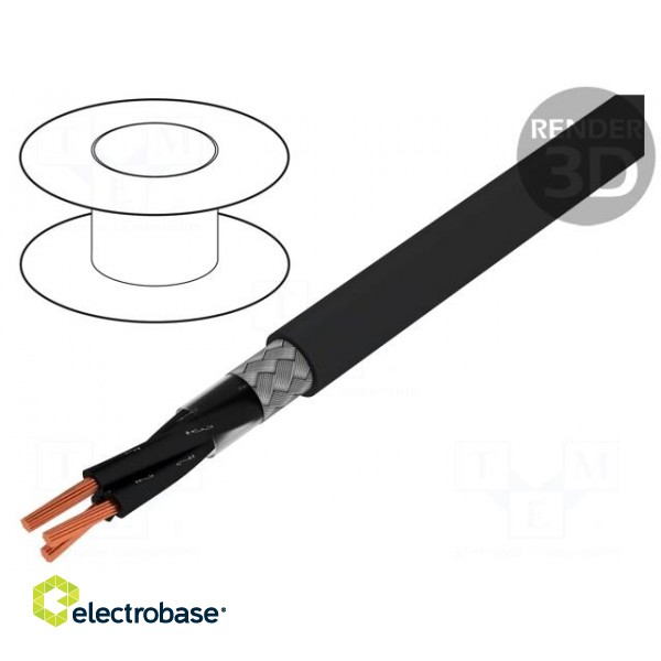 Wire | ÖLFLEX® CLASSIC 115 CY BK | 3x1mm2 | PVC | black | 300V,500V