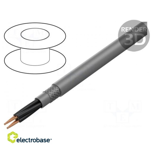 Wire | ÖLFLEX® CLASSIC 400 CP | 4x1mm2 | PUR | grey | 300V,500V