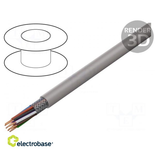 Wire | UNITRONIC® LiHCH | 12x0.14mm2 | PO | grey-beige | 60V | CPR: Eca