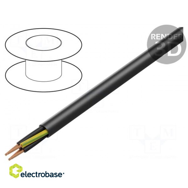 Wire | BiT 1000 H | 4G2.5mm2 | unshielded | 600V,1kV | Cu | stranded