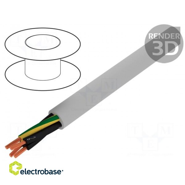 Wire: control cable | FLAME-JZ-H | 3G1mm2 | Insulation: FRNC | Core: Cu