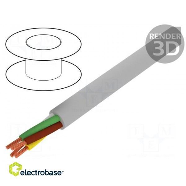 Wire | ELITRONIC® LIYY | 4x0.75mm2 | unshielded | 250V | Cu | stranded