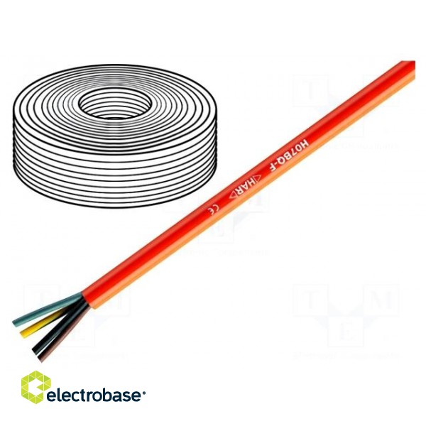 Wire | H07BQ-F,OLFLEX® 550 P | 4G1mm2 | unshielded | 300/500V | PUR | Cu