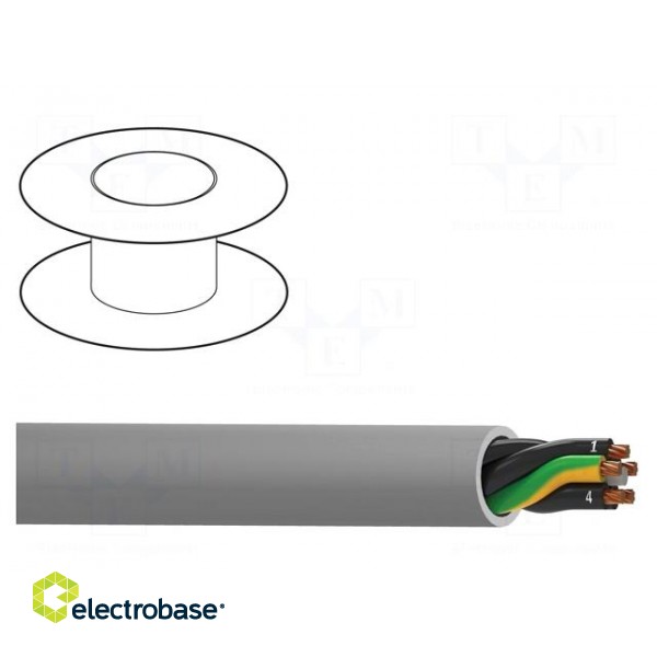 Wire | MACHFLEX 350YY | 5G2,5mm2 | unshielded | 300/500V | PVC | 100m | Cu