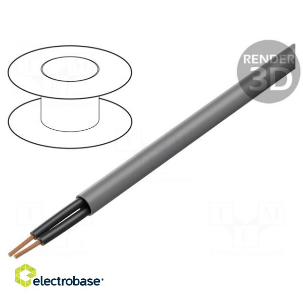 Wire | ÖLFLEX® CLASSIC 400 P | 2x0.5mm2 | unshielded | 300V,500V | Cu