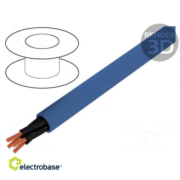 Wire | ÖLFLEX® EB | 3x0,75mm2 | unshielded | 300/500V | PVC | Cu | blue