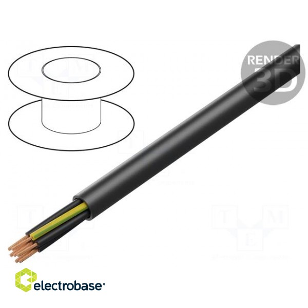 Wire | ÖLFLEX® ROBUST 210 | 7G1mm2 | unshielded | 300V,500V | Cu | black