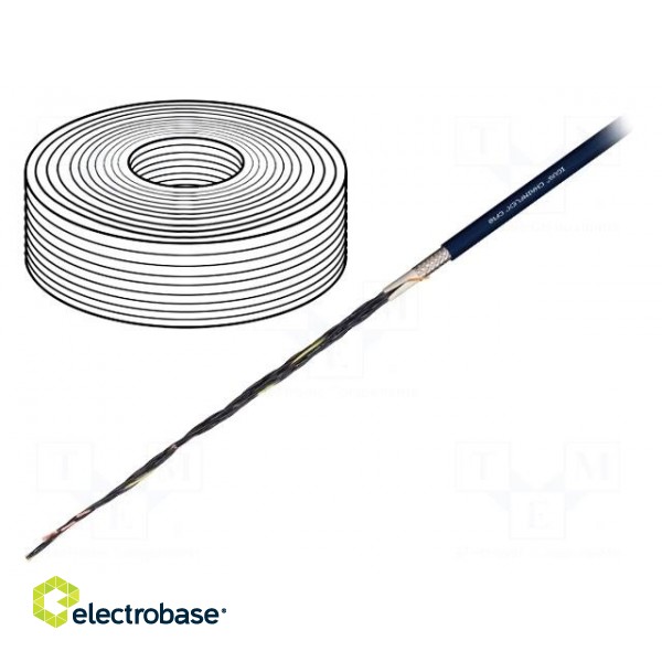 Wire: control cable | chainflex® CF10 | 5x0.5mm2 | black | stranded