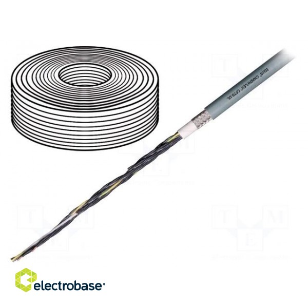 Wire: control cable | chainflex® CF78.UL | 3G1mm2 | grey | stranded