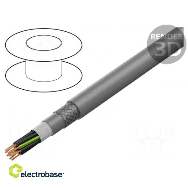 Wire: control cable | ÖLFLEX® FD CLASSIC 810 CP | 12G1.5mm2 | grey