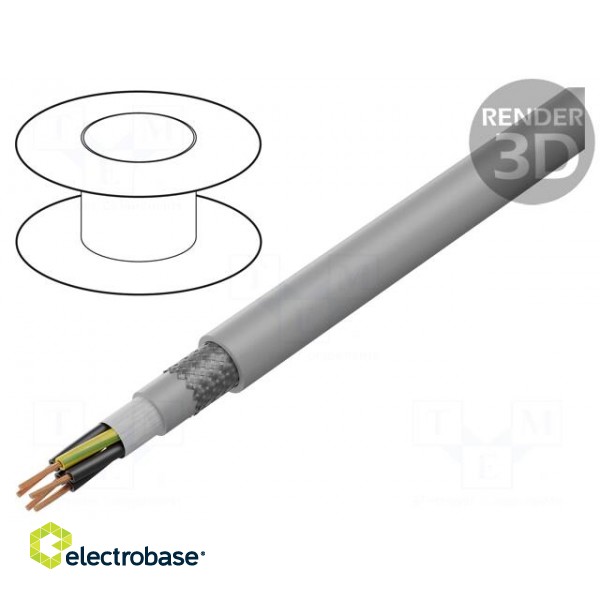 Wire: control cable | ÖLFLEX® FD CLASSIC 810 CP | 5G1mm2 | grey