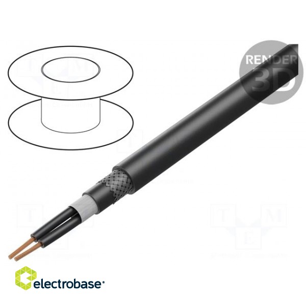 Wire: control cable | ÖLFLEX® PETRO FD 865 CP | 2x0.75mm2 | black