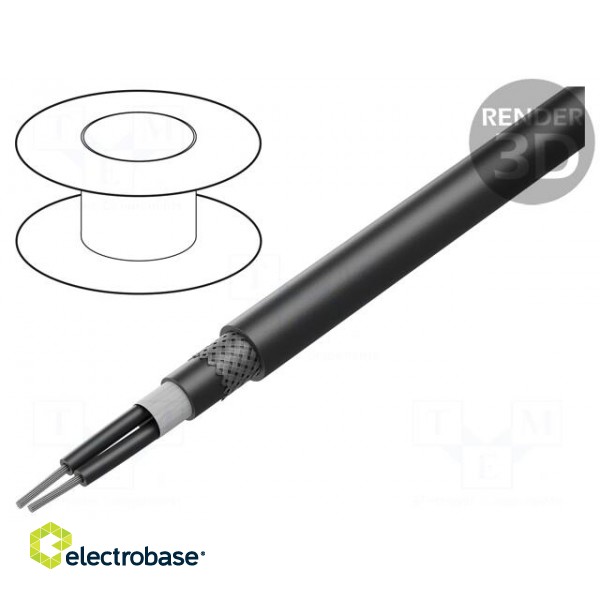 Wire: control cable | ÖLFLEX® ROBUST FD C | 2x0.75mm2 | black | 8.6mm