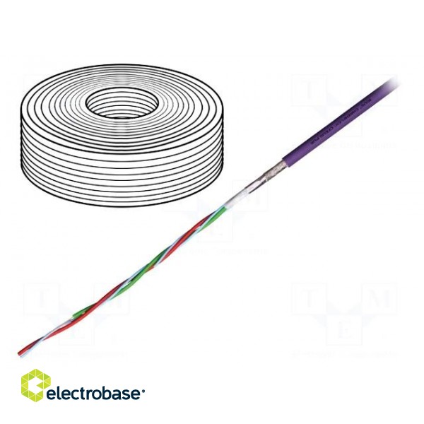 Wire: data transmission | chainflex® CFBUS.PUR | 2x0,25mm2 | PUR