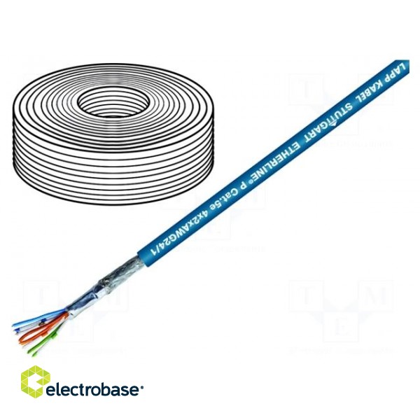 Wire: data transmission | ETHERLINE® Cat.5e | 2x2x26AWG | turquoise