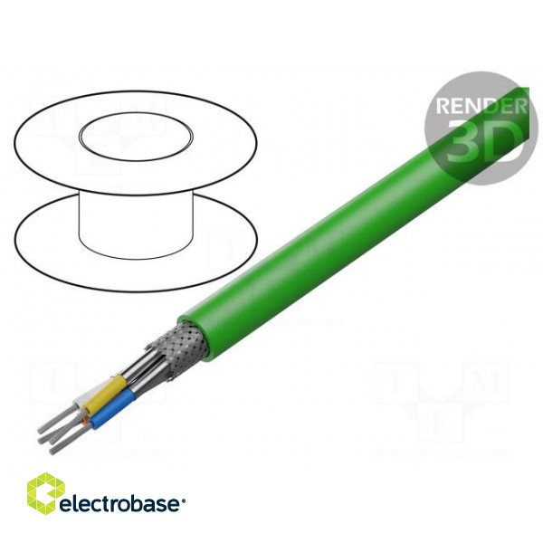 Wire | SF/UTP,ETHERLINE® MARINE | 5 | stranded | Cu | 2x2x22AWG | FRNC