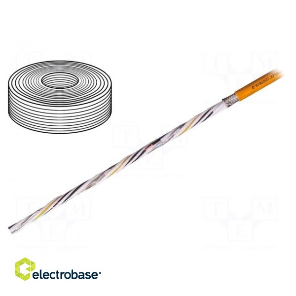 Wire: control cable | chainflex® CF270.UL.D | 1x35mm2 | PUR | orange