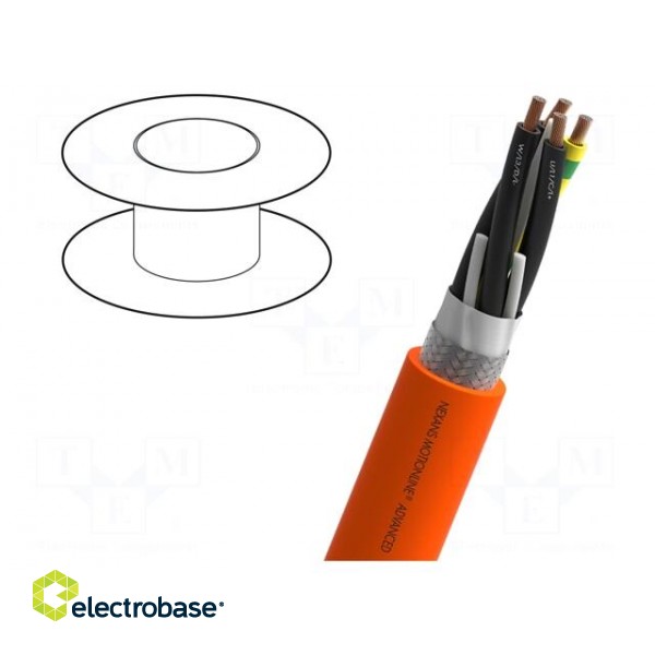 Wire: servo drive | MOTIONLINE® ADVANCED | 4G4mm2 | orange | stranded