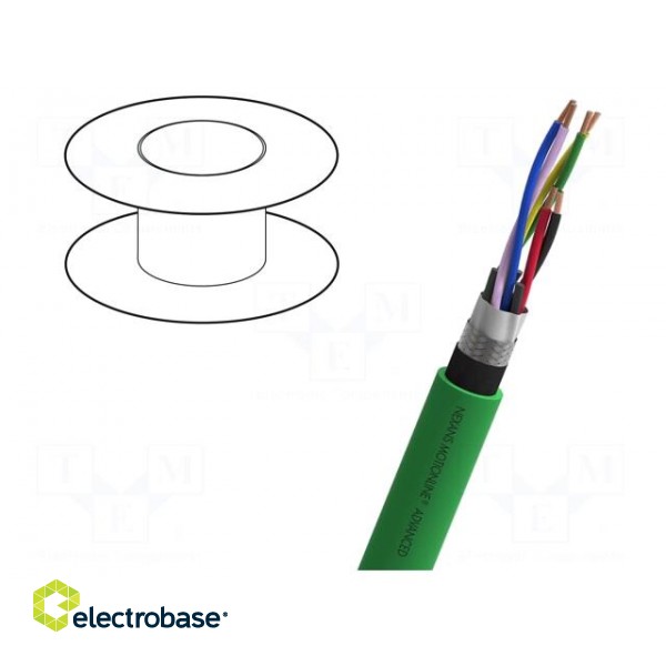 Wire: test lead cable | hybrid,MOTIONLINE® STANDARD | green | PVC