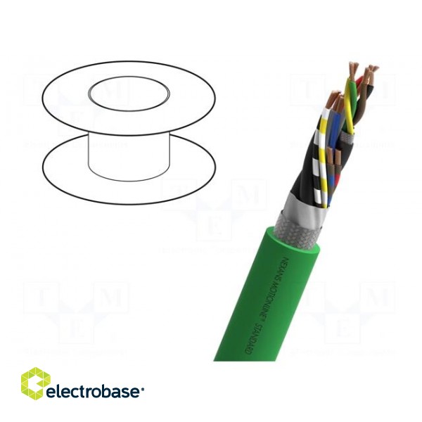 Wire: test lead cable | hybrid,MOTIONLINE® STANDARD | green | PVC