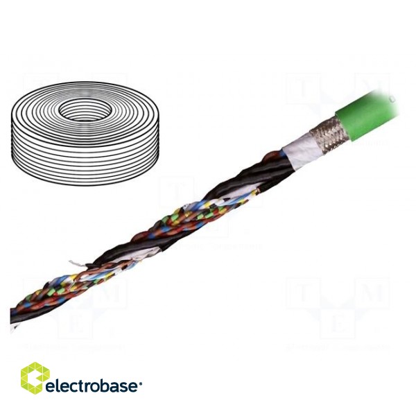 Wire: test lead cable | chainflex® CF111.D,hybrid | green-yellow