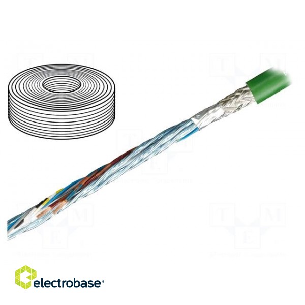 Wire: test lead cable | chainflex® CF884,hybrid | green | stranded
