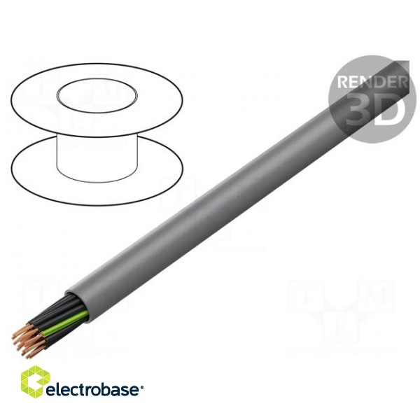 Wire: control cable | chainflex® CF130.UL | 18G0,5mm2 | PVC | grey