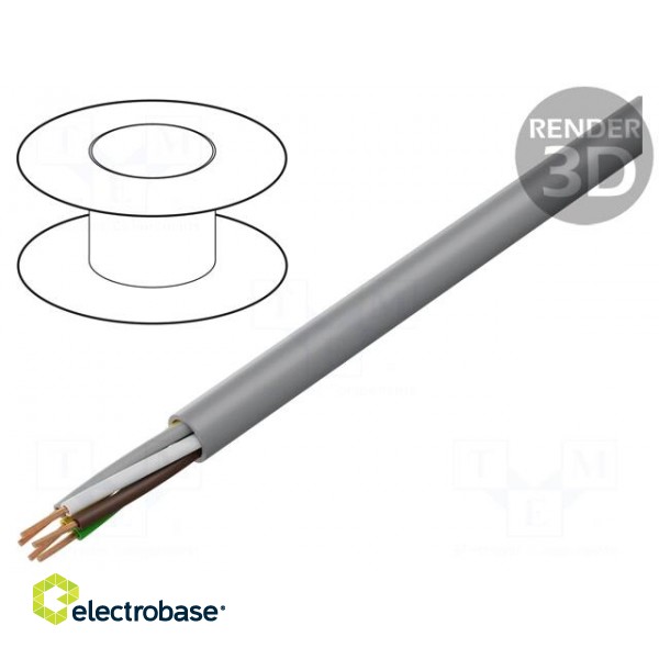 Wire: control cable | chainflex® CF130.UL | 5x0,34mm2 | PVC | grey