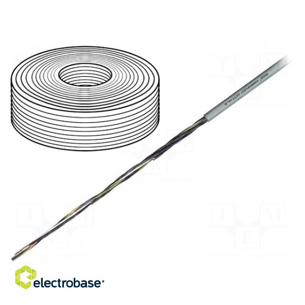 Wire: control cable | chainflex® CF77.UL.D | 3G1,5mm2 | PUR | grey