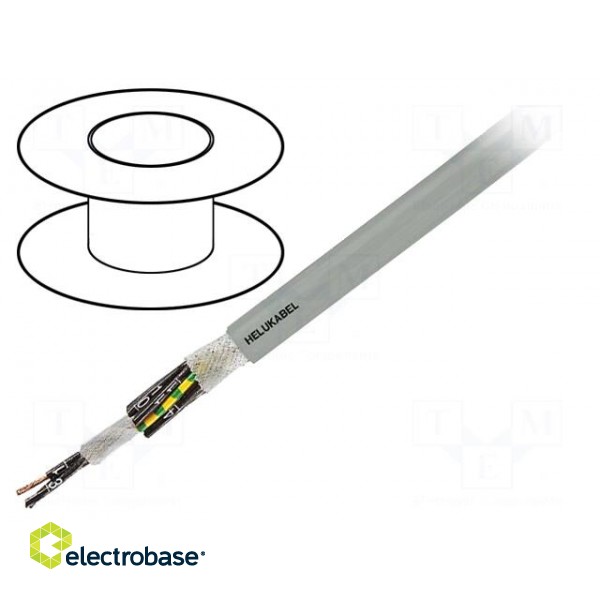 Wire: control cable | MULTIFLEX 512®-PUR | 3G1,5mm2 | PUR | grey | Cu