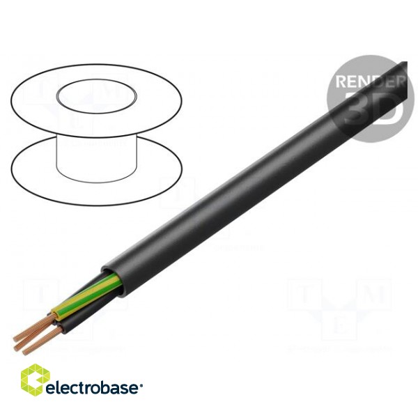 Wire | ÖLFLEX® CLASSIC 110 BK | 3G1mm2 | unshielded | 300V,500V | Cu